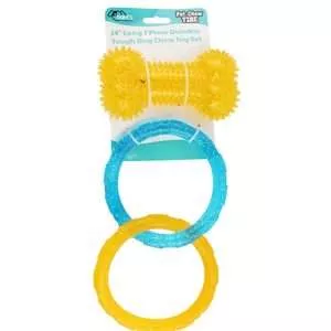 2 Piece Durable Tough Dog Chew Toy Set