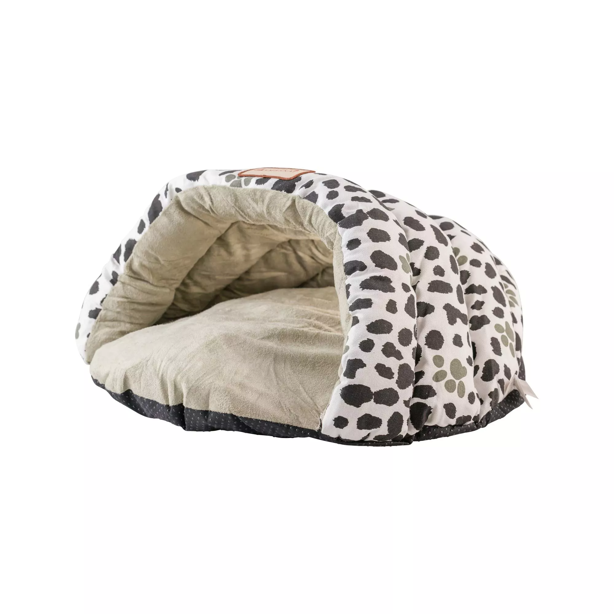 Armarkat Paw Print Cat Bed Size, 20-Inch by 11-Inch, Sage Green & Pawprint
