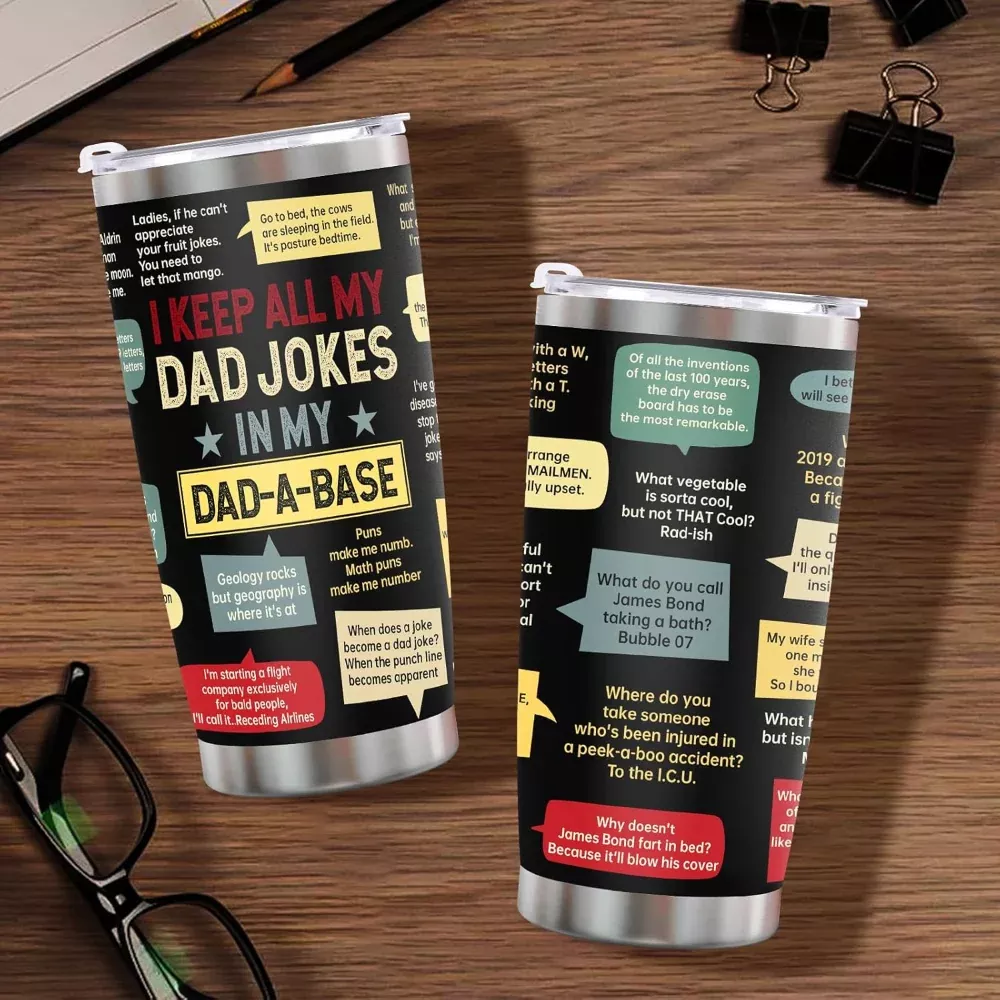 Dad Jokes - Travel Tumbler 20oz