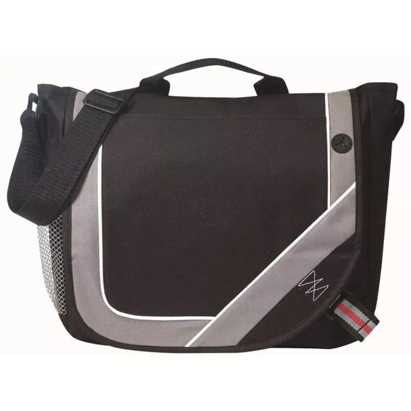 Deluxe Multi-Functional Messenger Bag - Black