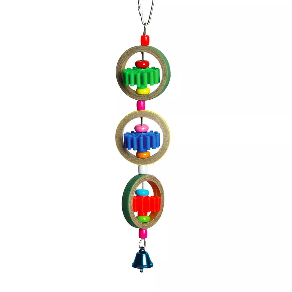 Happy Beaks Toy - Gears & Rings