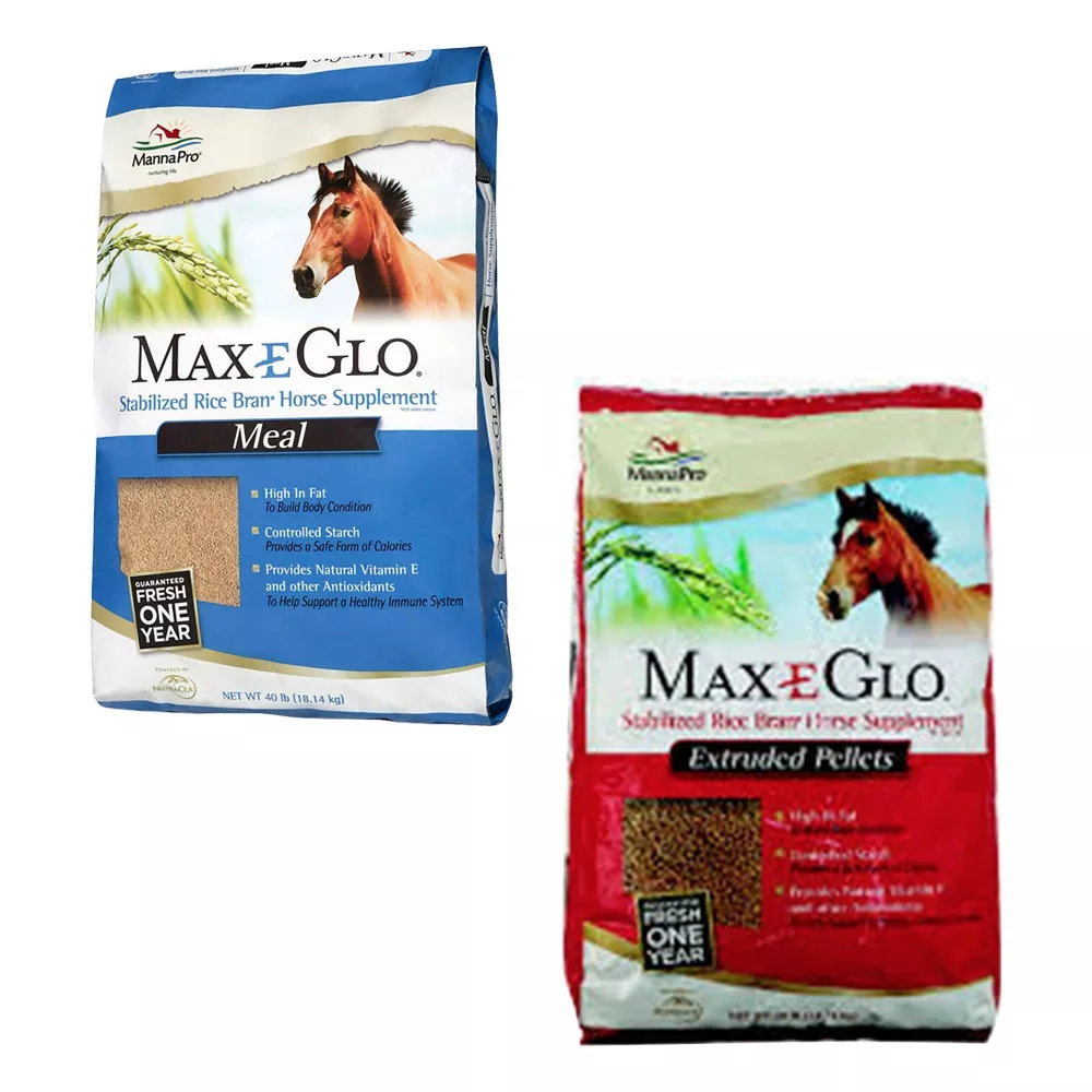 Manna Pro Max-E-Glo Stabilized Rice Bran Horse Supplement