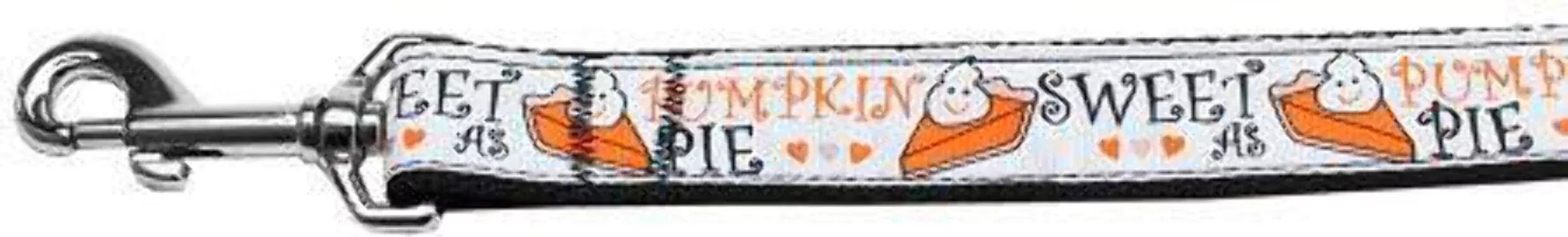 Mirage Pet Products Pumpkin Pie Nylon Dog Leash 5/8 inch Wide 6ft Long