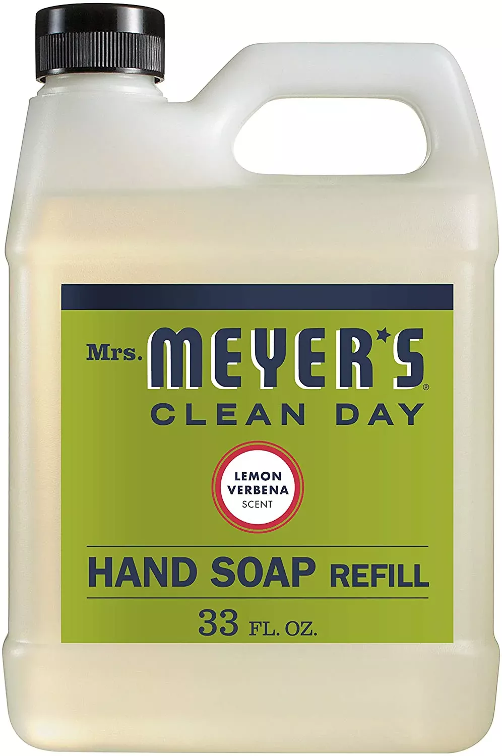 Mrs. Meyer's Clean Day Liquid Hand Soap Refill, Cruelty Free and Biodegradable Hand Wash Formula Made with Essential Oils, Lavender Scent, 33 oz